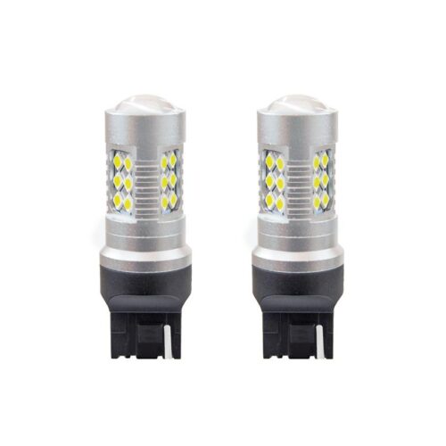 Amio W21W T20 12/24V 6,2W 5.600K LED 24xSMD3030 CAN-BUS ΛΕΥΚΟ 18x56mm 2ΤΕΜ.