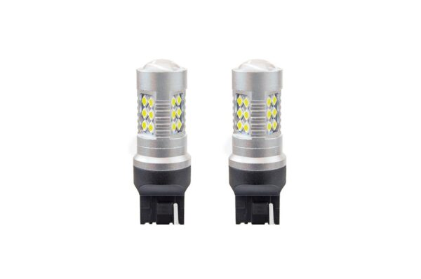 Amio W21W T20 12/24V 6,2W 5.600K LED 24xSMD3030 CAN-BUS ΛΕΥΚΟ 18x56mm 2ΤΕΜ.