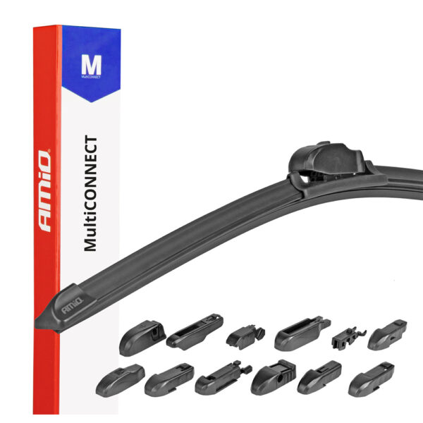 Amio ΥΑΛΟΚΑΘΑΡΙΣΤΗΡΑΣ MULTICONNECT ΜΕ 12 ΑΝΤΑΠΤΟΡΕΣ 330mm /13'' AMiO - 1 ΤΕΜ.