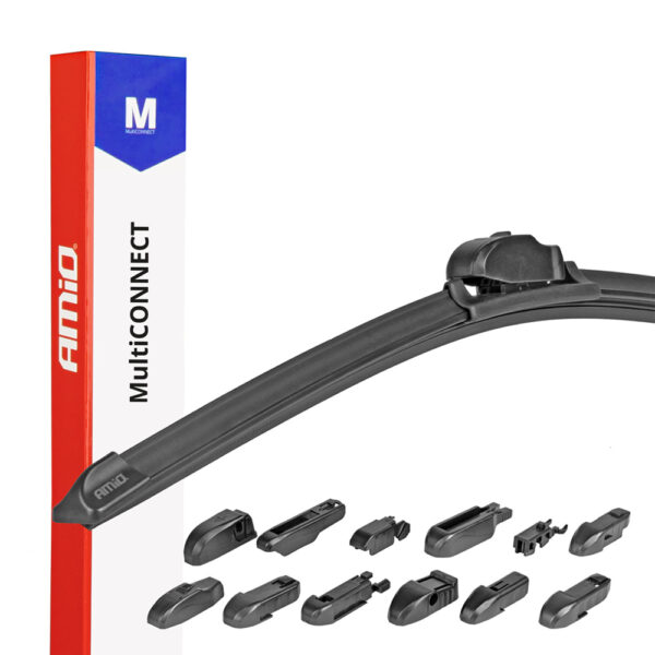 Amio ΥΑΛΟΚΑΘΑΡΙΣΤΗΡΑΣ MULTICONNECT ΜΕ 12 ΑΝΤΑΠΤΟΡΕΣ 500mm /20'' AMiO - 1 ΤΕΜ.