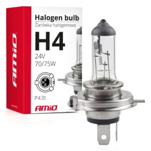 Amio H4 24V 70/75W P43t LUMITEC ΑΛΟΓΟΝΟΥ AMIO - 1 ΤΕΜ.