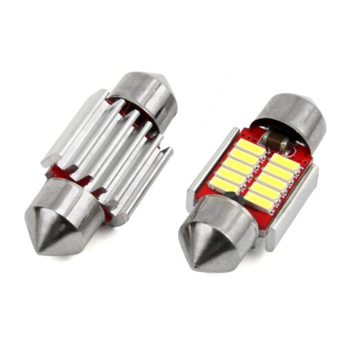 Amio ΛΑΜΠΑΚΙΑ ΠΛΑΦΟΝΙΕΡΑΣ 31mm 12/24V 2W 5600K 10LED CANBUS FESTOON (ΛΕΥΚΟ) AMiO – 2 ΤΕΜ.