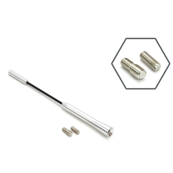 Amio ΚΕΡΑΙΑ ΑΝΤΜ05 18cm ΧΡΩΜΙΟ ΜΕ 2 ΑΝΤΑΠΤΟΡΕΣ 5-6mm AMiO – 1 ΤΕΜ. - Image 2