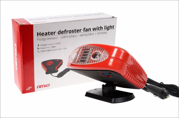 Amio ΑΕΡΟΘΕΡΜΟ 3 ΣΕ 1 TORNADO 12V - 150 W (ΜΕ LED) AMiO - 1 ΤΕΜ. - Image 4