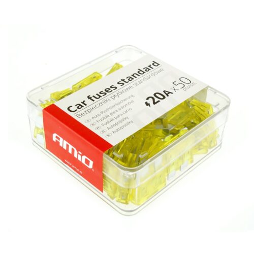 Amio ΑΣΦΑΛΕΙΕΣ STANDARD 20A AMiO – 50 ΤΕΜ. ΚΟΥΤΙ