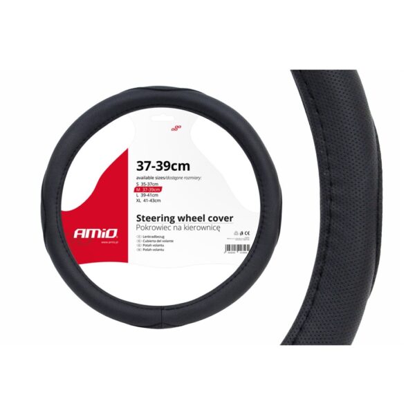 Amio ΚΑΛΥΜΜΑ ΤΙΜΟΝΙΟΥ 37/39CM SWC-09-M ΜΑΥΡΟ ΑΜΙΟ AMiO - 1 ΤΕΜ.