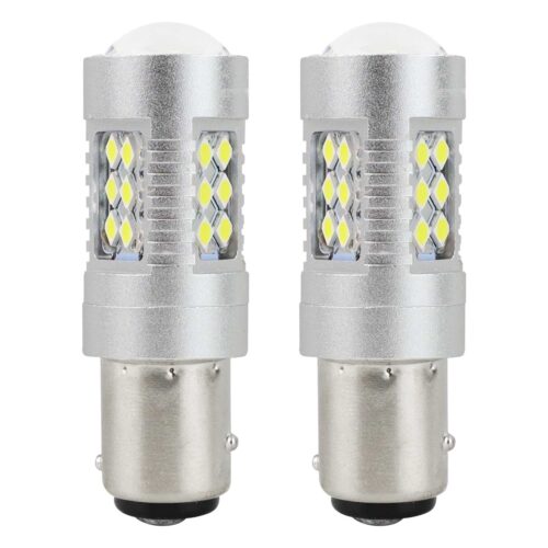 Amio P21/5W BA15d 12/24V 24xSMD 3030 6.000K LED CAN-BUS 15SMD 2835 AMIO -2 ΤΕΜ.