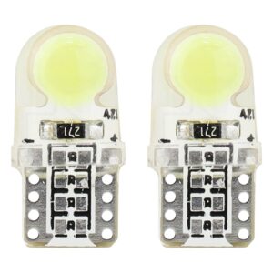 Amio T10 W5W 12V W2,1x9,5d ΛΕΥΚΟ 5.600K 1xCOB LED ΣΙΛΙΚΟΝΗΣ(ΚΑΡΦΩΤΟ) 2ΤΕΜ.