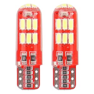 Amio T10 W5W 12V W2,1x9,5d ΛΕΥΚΟ 5.600K 15SMDx4014 LED ΣΙΛΙΚΟΝΗΣ (ΚΑΡΦΩΤΟ - CAN-BUS) 2ΤΕΜ.