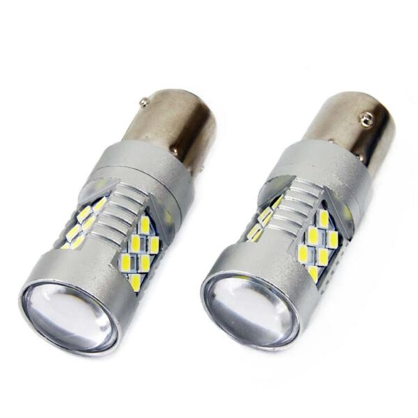 Amio P21W 12/24V BA15s 24xSMD3030 CAN-BUS ΔΙΑΘΛΑΣΗΣ (ΜΟΝΟΠΟΛΙΚΟ)  2ΤΕΜ. - Image 2