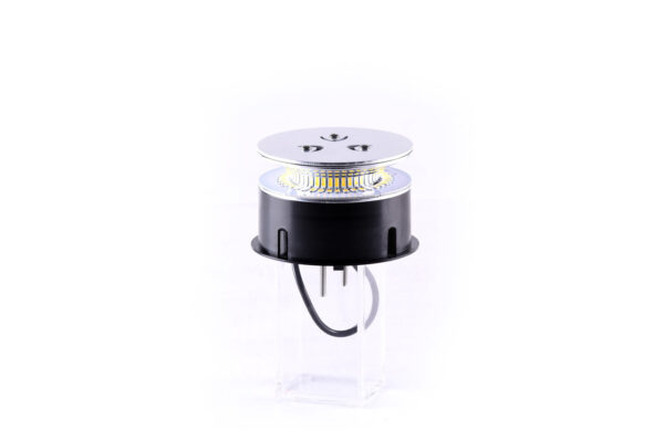 Amio ΦΑΡΟΣ ΠΕΡΙΣΤΡΕΦΟΜΕΝΟΣ W02P 12/24V 39SMD LED ΕΛΑΣΤΙΚΟΣ ΒΙΔΩΤΟΣ ΠΟΡΤΟΚΑΛΙ 129x241mm - Image 2