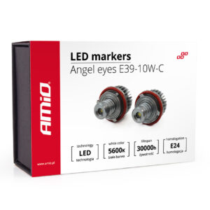 Amio ΛΑΜΠΑΚΙΑ ΓΙΑ ANGEL 270lm 10W ΓΙΑ BMW ΣΕΙΡΑ 1+3+5 E39/E53/E65/E66/E60/E61/E63/E64/E87 2ΤΕΜ.