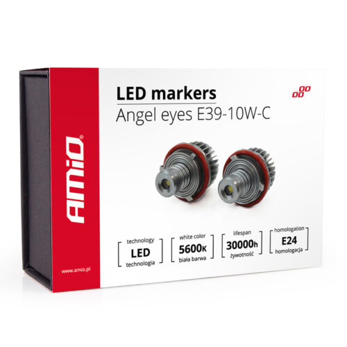 Amio ΛΑΜΠΑΚΙΑ ΓΙΑ ANGEL 270lm 10W ΓΙΑ BMW ΣΕΙΡΑ 1+3+5 E39/E53/E65/E66/E60/E61/E63/E64/E87 2ΤΕΜ.