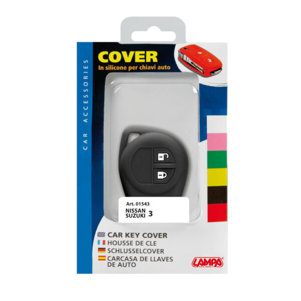 Lampa TYPE-3 ΚΑΛΥΜΜΑ ΚΛΕΙΔΙΩΝ ΣΙΛΙΚΟΝΗΣ ΜΑΥΡΟ ΧΡΩΜΑ ΓΙΑ NISSAN/SUZUKI  1ΤΕΜ. - Image 2