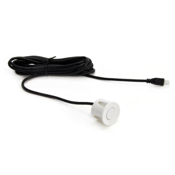Amio ΣΥΣΤΗΜΑ ΠΑΡΚΑΡΙΣΜΑΤΟΣ 12V 4 ΜΑΤΙΑ ΛΕΥΚΑ Φ22mm ΜΕ ΟΘΟΝΗ LED AMiO - 1 ΤΕΜ.