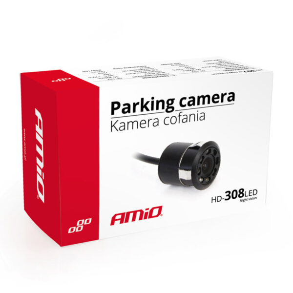Amio ΚΑΜΕΡΑ ΟΠΙΣΘΟΠΟΡΕΙΑΣ NIGHT VISION ΜΕ LED Φ18-22mm 12V 720p AMIO - 1 ΤΕΜ. - Image 4