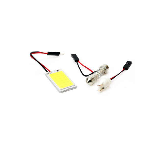Amio ΔΙΟΔΟΙ LED UNIVERSAL (ΜΕ ΠΛΑΦΟΝΙΕΡΑ COB LED x1 / T10 W5W x1 / C5W x1)  ΑΜΙΟ - 3 ΤΕΜ.