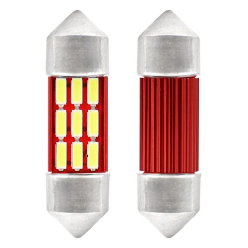 Amio ΛΑΜΠΑΚΙΑ ΠΛΑΦΟΝΙΕΡΑΣ 31mm 12V 5.600K 12xSMD 4014 LED CAN-BUS  AMIO – 2 ΤΕΜ.