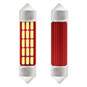 Amio ΛΑΜΠΑΚΙΑ ΠΛΑΦΟΝΙΕΡΑΣ 41mm 12V 5.600K 20xSMD 4014 LED CAN-BUS  AMIO - 2 ΤΕΜ.