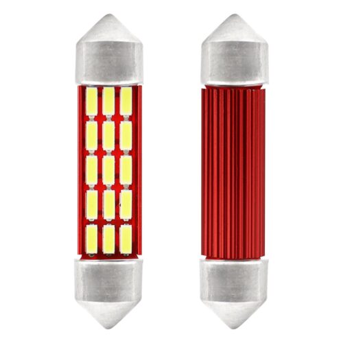 Amio ΛΑΜΠΑΚΙΑ ΠΛΑΦΟΝΙΕΡΑΣ 41mm 12V 5.600K 20xSMD 4014 LED CAN-BUS  AMIO – 2 ΤΕΜ.