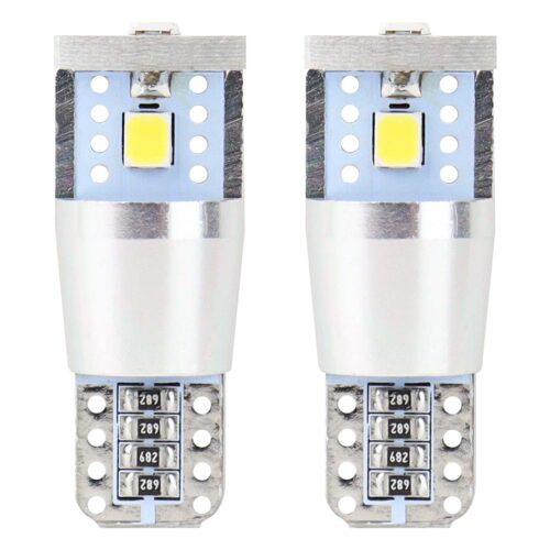 Amio T10 W5W 12/24V W2,1×9,5d 5.600K ΛΕΥΚΟ 3SMDx2835 (ΚΑΡΦΩΤΟ – CAN-BUS) 2ΤΕΜ.
