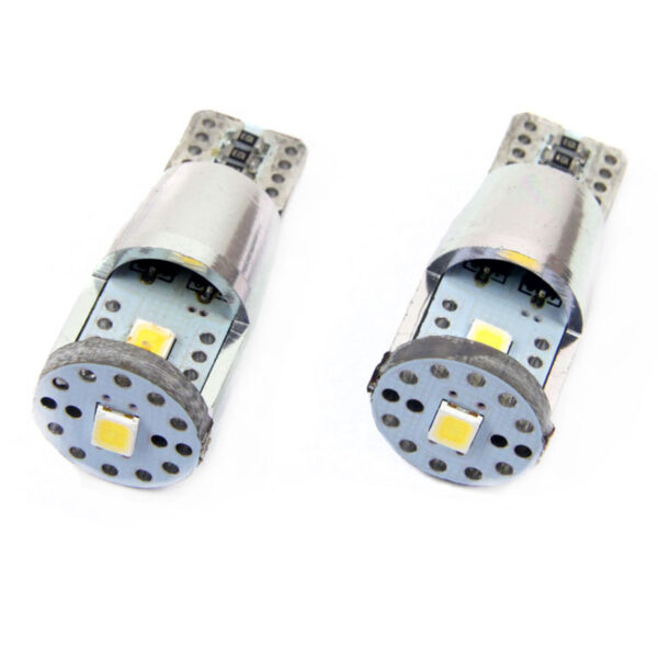Amio T10 W5W 12/24V W2,1x9,5d 5.600K ΛΕΥΚΟ 3SMDx2835 (ΚΑΡΦΩΤΟ - CAN-BUS) 2ΤΕΜ. - Image 4