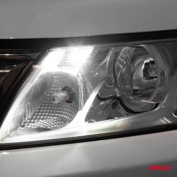 Amio T10 W5W 12V W2,1x9,5d ΛΕΥΚΟ 5.600K 12SMDx2016 (ΚΑΡΦΩΤΟ - CAN-BUS) 2ΤΕΜ. - Image 3