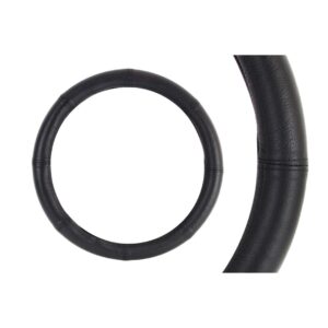 Amio ΚΑΛΥΜΜΑ ΤΙΜΟΝΙΟΥ ΔΕΡΜΑΤΙΝΟ 35/37CM ΜΑΥΡΟ AMiO - 1 ΤΕΜ.