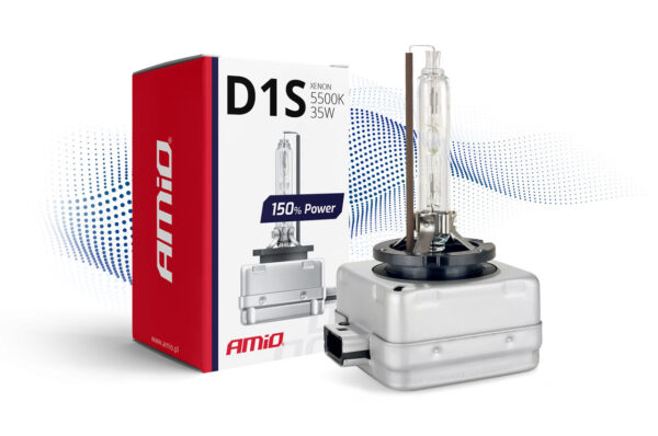 Amio D1S 12V 5.500k 35W ΑΝΤΑΛΛΑΚΤΙΚΗ ΛΑΜΠΑ 150% POWER ΑΜΙΟ - 1 ΤΕΜ.