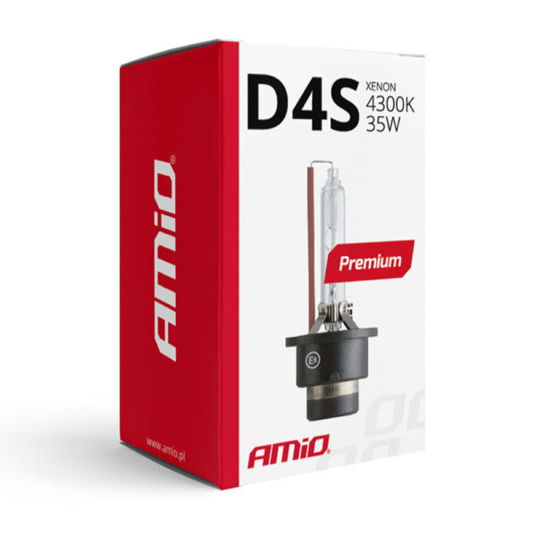 Amio ΑΝΤΑΛΛΑΚΤΙΚΗ ΛΑΜΠΑ ΧΕΝΟΝ PREMIUM D4S 12V 4.300k 35W ΑMiO - 1 TEM. - Image 2