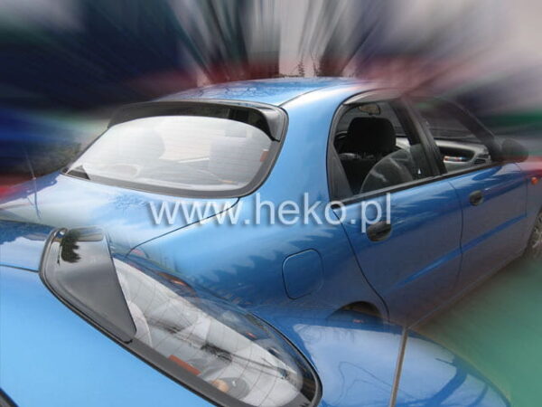 Heko ΑΝΕΜΟΘΡΑΥΣΤΗΣ ΠΙΣΩ ΠΑΡΜΠΡΙΖ ΓΙΑ DAEWOO LANOS 4D 1997-2002 ΑΠΟ ΕΥΚΑΜΠΤΟ ΦΙΜΕ ΠΛΑΣΤΙΚΟ HEKO - 1 ΤΕΜ.