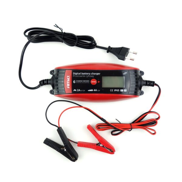Amio ΦΟΡΤΙΣΤΗΣ ΜΠΑΤΑΡΙΑΣ 2A/4A LCD 6/12V 1.2-120Ah AMiO - 1 ΤΕΜ. - Image 2