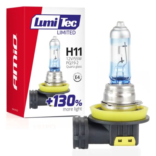Amio H11 12V 55W PGJ19-2 LUMITEC LIMITED +130%  UP TO 40m AMIO – 1 ΤΕΜ.