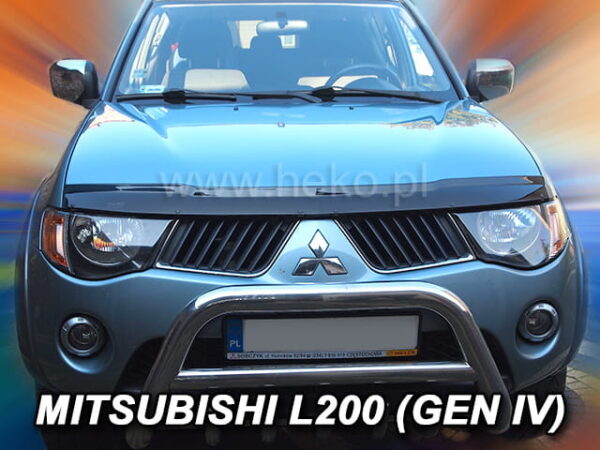 Heko ΑΝΕΜΟΘΡΑΥΣΤΗΣ ΚΑΠΩ ΑΥΤΟΚΙΝΗΤΟΥ ΓΙΑ MITSUBISHI L200 2006-2016 ΜΠΡΟΣΤΙΝΟΣ ΑΠΟ ΕΥΚΑΜΠΤΟ ΦΙΜΕ ΠΛΑΣΤΙΚΟ HEKO - 1 ΤΕΜ.