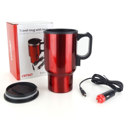 Amio ΚΟΥΠΑ ΝΕΡΟΥ 450ml 12V ΜΕΓ.ΘΕΡΜΟΚΡΑΣΙΑ 60C ΜΕ ΚΑΛΩΔΙΟ ΑΝΑΠΤΗΡΑ 1,2m AMiO – 1 ΤΕΜ.