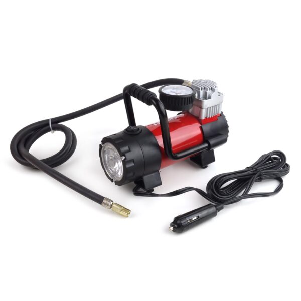 Amio ΚΟΜΠΡΕΣΕΡ ΑΕΡΑ ΕΛΑΣΤΙΚΩΝ ΜΕΤΑΛΛΙΚΟΣ ACOMP-06 12V 100psi 7bar 28l/min ΜΕ ΦΙΣ ΑΝΑΠΤΗΡΑ ΚΑΙ ΚΑΛΩΔΙΟ 300cm ΚΑΙ ΦΑΚΟ LED AMiO - 1 ΤΕΜ.