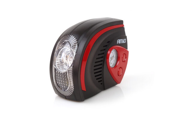 Amio ΚΟΜΠΡΕΣΕΡ ΑΕΡΑ ΕΛΑΣΤΙΚΩΝ 12V 100psi 7bar ΜΕ ΦΙΣ ΑΝΑΠΤΗΡΑ & LED ΦΑΚΟ - Image 2