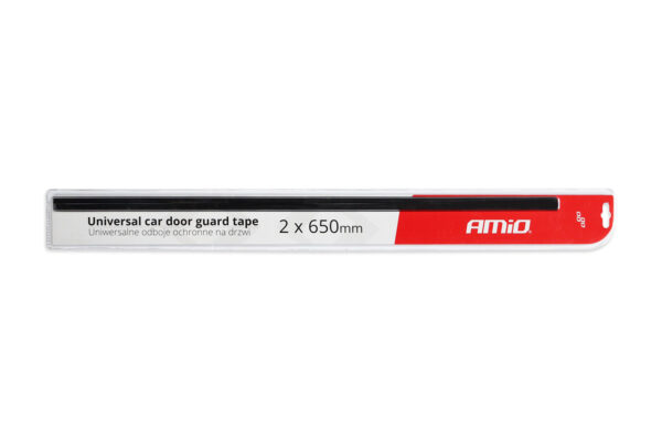 Amio ΤΡΙΜ ΠΟΡΤΑΣ ΠΡΟΣΤΑΤΕΥΤΙΚΟ ΤΥΠΟΥ U 2x65cm ΜΑΥΡΟ AMiO - 2 ΤΕΜ. - Image 2