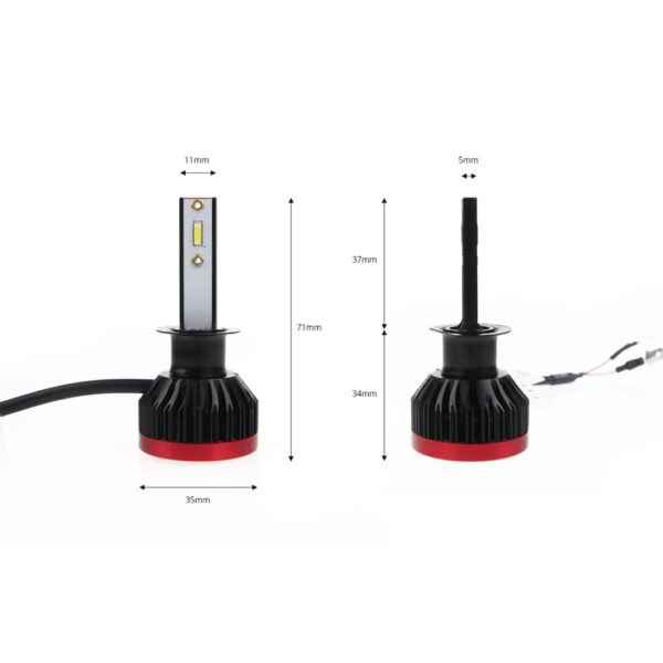 Amio H1 BF-SERIES 6-18V 50W ETi-1860 2X25W 6.000K 3100lm LED (ΜΕ ΑΝΕΜΙΣΤΗΡΑΚΙ) -2ΤΕΜ - Image 2