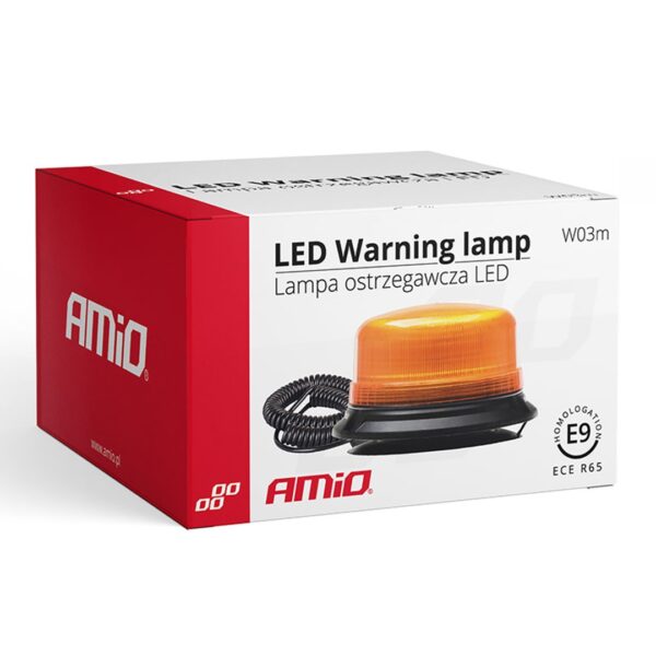 Amio ΦΑΡΟΣ ΜΑΓΝΗΤΙΚΟΣ W03M 12V/24V 36LED ΠΟΡΤΟΚΑΛΙ IP56 136X87mm AMiO - 1 ΤΕΜ. - Image 4