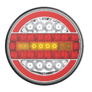 Amio ΦΑΝΑΡΙ ΠΙΣΙΝΟ RCL-07-LR 10-30V LED ΣΤΡΟΓΓΥΛΟ Φ140x38mm ΜΕ ΚΑΛΩΔΙΟ 1ΤΕΜ