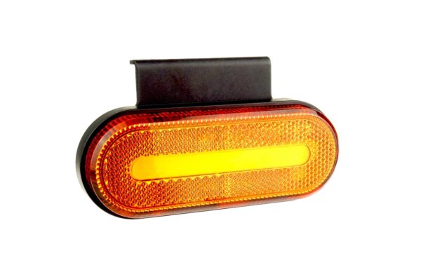 Amio ΦΩΣ ΟΓΚΟΥ ΦΟΡΤΗΓΟΥ LED ΠΟΡΤΟΚΑΛΙ ΟΒΑΛ 10-30V 124x49x22mm ΑΔΙΑΒΡΟΧΟ OM-01-O AMIO 1ΤΕΜ.