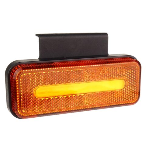 Amio ΦΩΣ ΟΓΚΟΥ ΦΟΡΤΗΓΟΥ LED ΠΟΡΤΟΚΑΛΙ 10-30V 124x49x22mm ΑΔΙΑΒΡΟΧΟ OM-02-O AMIO 1ΤΕΜ.