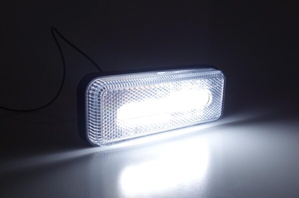 Amio ΦΩΣ ΟΓΚΟΥ ΦΟΡΤΗΓΟΥ LED ΛΕΥΚΟ 10-30V 124x49x22mm ΑΔΙΑΒΡΟΧΟ OM-02-W AMIO 1ΤΕΜ. - Image 4