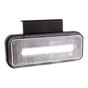 Amio ΦΩΣ ΟΓΚΟΥ ΦΟΡΤΗΓΟΥ LED ΛΕΥΚΟ 10-30V 124x49x22mm ΑΔΙΑΒΡΟΧΟ OM-02-W AMIO 1ΤΕΜ.