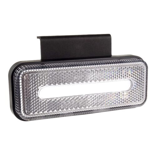 Amio ΦΩΣ ΟΓΚΟΥ ΦΟΡΤΗΓΟΥ LED ΛΕΥΚΟ 10-30V 124x49x22mm ΑΔΙΑΒΡΟΧΟ OM-02-W AMIO 1ΤΕΜ.