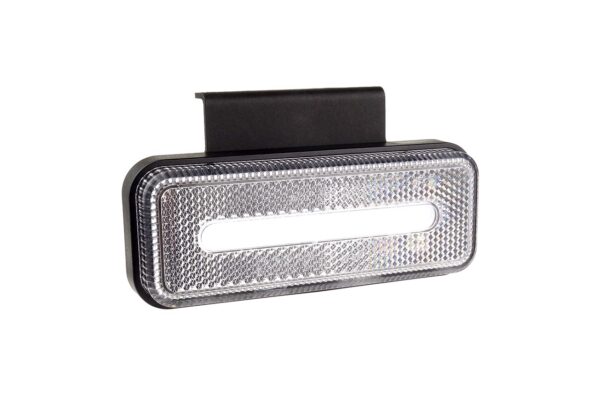 Amio ΦΩΣ ΟΓΚΟΥ ΦΟΡΤΗΓΟΥ LED ΛΕΥΚΟ 10-30V 124x49x22mm ΑΔΙΑΒΡΟΧΟ OM-02-W AMIO 1ΤΕΜ.