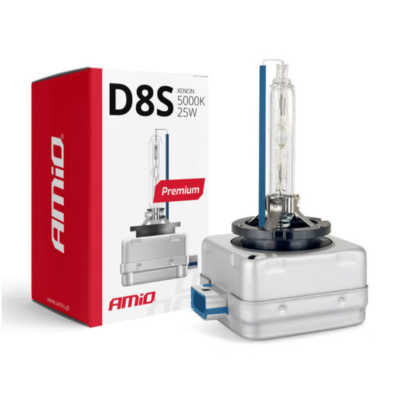 Amio ΑΝΤΑΛΛΑΚΤΙΚΗ ΛΑΜΠΑ PREMIUM D8S 12V 5.000k 25W ΑMiO - 1 TEM.