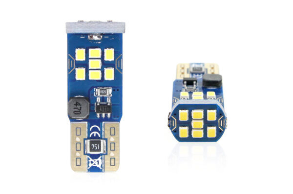 Amio T10 W5W 12/24V LED 21xSMD ULTRABRIGHT 2016 CAN-BUS ΛΕΥΚΟ 2ΤΕΜ.