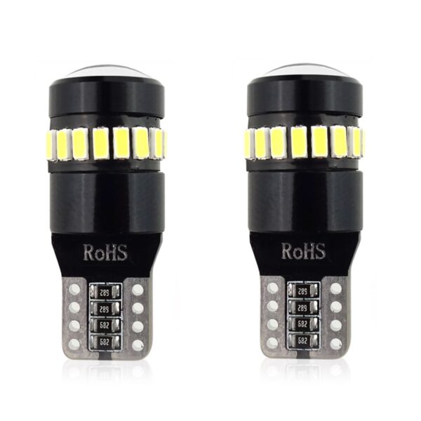 Amio T10 W5W 12/24V CAN-BUS LED 18xSMD3014 +1xSMD ΛΕΥΚΟ 2ΤΕΜ. AMIO